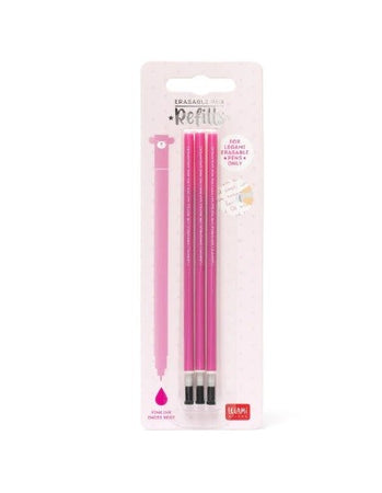 Legami, Refill per Penna Gel Cancellabile, Inchiostro Rosa
