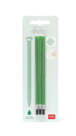 Legami, Refill per Penna Gel Cancellabile, Inchiostro Verde