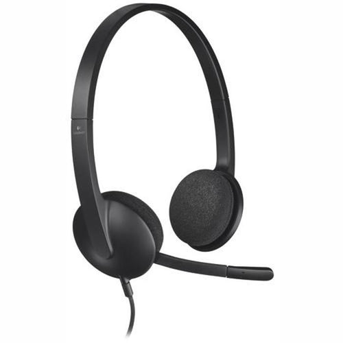 LOGITECH - Cuffie stereo USB cablate H340 - nere
