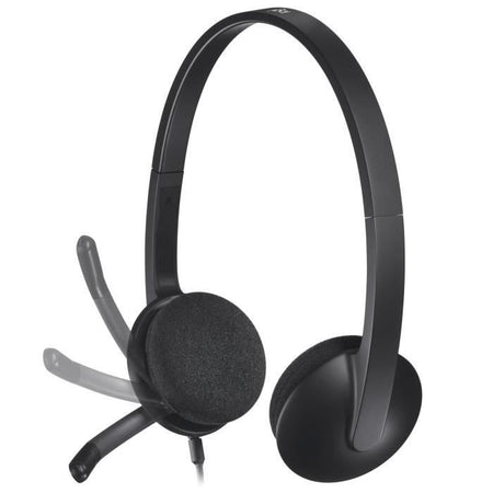 LOGITECH - Cuffie stereo USB cablate H340 - nere