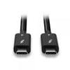 Lindy 31120 Cavo Thunderbolt 1 m 40 Gbit/s Nero (1m Thunderbolt 4 Cable, - 40Gbps, Passive - Warranty: 24M)