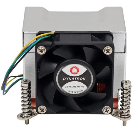 Inter-Tech Q-5 Processore Dissipatore di calore/Radiatore 6 cm Nero, Argento 1 pz (Inter-Tech Khler Q-5 2HE aktiv Int)
