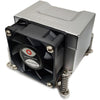 Inter-Tech Q-5 Processore Dissipatore di calore/Radiatore 6 cm Nero, Argento 1 pz (Inter-Tech Khler Q-5 2HE aktiv Int)