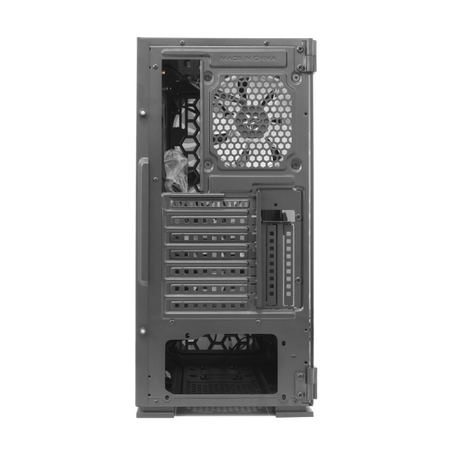 Case PC Chassis ATX Mid Tower con 3 Ventole 14cm e 1 Ventola 12cm Nero