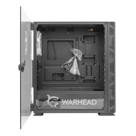 Case PC Chassis ATX Mid Tower con 3 Ventole 14cm e 1 Ventola 12cm Nero