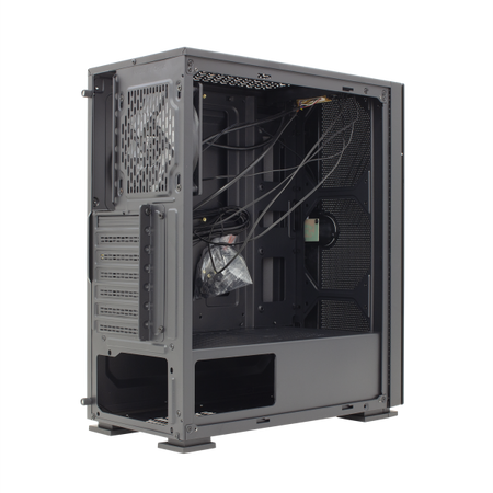 Case PC Chassis ATX Mid Tower con Ventola Nero