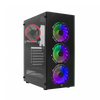 Case Gaming ATX Mid-Tower con Pannello Laterale e Frontale Trasparenti