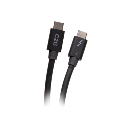 C2G Cavo Thunderbolt 4 di tipo USB-C, 0,8 m [40 Gbps] (C2G 2.5ft Thunderbolt 4 USB C Cable -)
