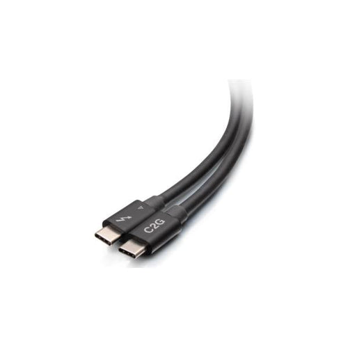 C2G Cavo Thunderbolt 4 di tipo USB-C, 0,8 m [40 Gbps] (C2G 2.5ft Thunderbolt 4 USB C Cable -)