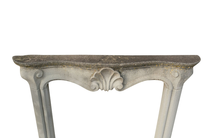 Biscottini Cornice Camino Antica Pietra Fatta a Mano Biscottini 125x17x106 Design Unico