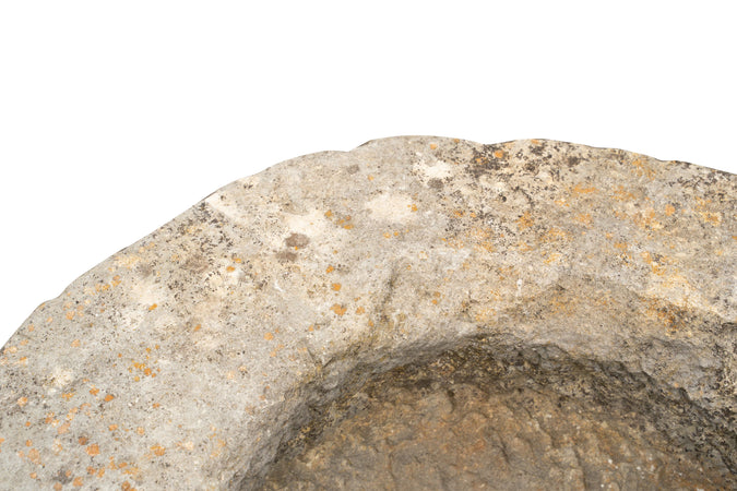 Biscottini Mortaio Gigante Biscottini Pietra Naturale Lavorazione Artigianale 73x65 Arredo