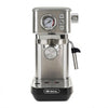 ARIETE METAL CON MANOMETRO (1381/10) - MACCHINA PER CAFFE'' ESPRESSO - POLVERE E CIALDE - 1 O 2 TAZZE - CAPPUCCINATORE - PRESSIONE 15 BAR - 1300W