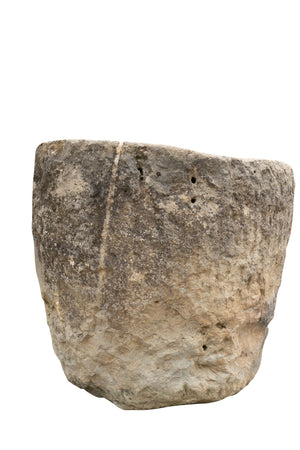 Biscottini Mortaio Gigante Biscottini Pietra Naturale Lavorazione Artigianale 73x65 Arredo