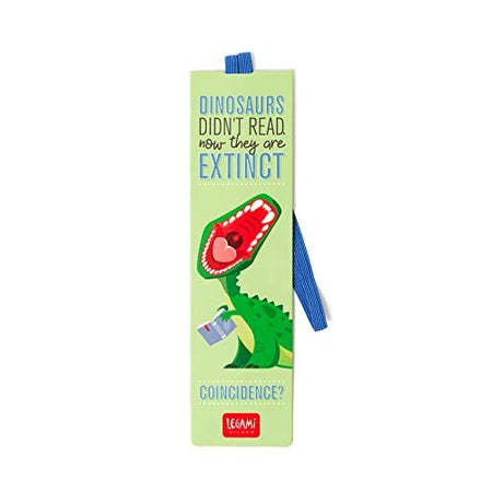 Legami, Segnalibro con Elastico Segnapagina, Tema Dino