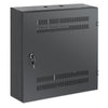 Armadio 19'' a muro a basso profilo con montanti orizzontali 4U e verticali 2U