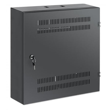 Armadio 19'' a muro a basso profilo con montanti orizzontali 4U e verticali 2U
