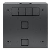 Armadio 19'' a muro a basso profilo con montanti orizzontali 4U e verticali 2U
