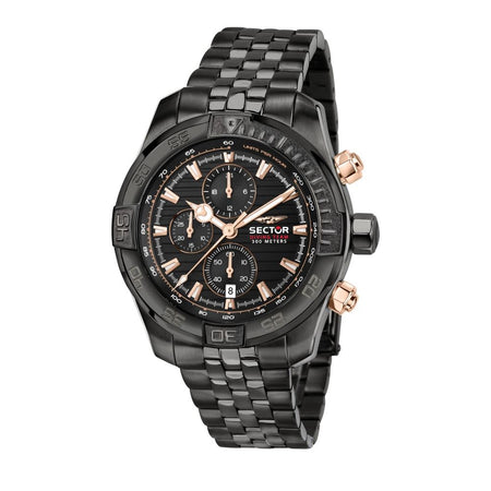 Orologio SECTOR Diving Team cronografo acciaio nero