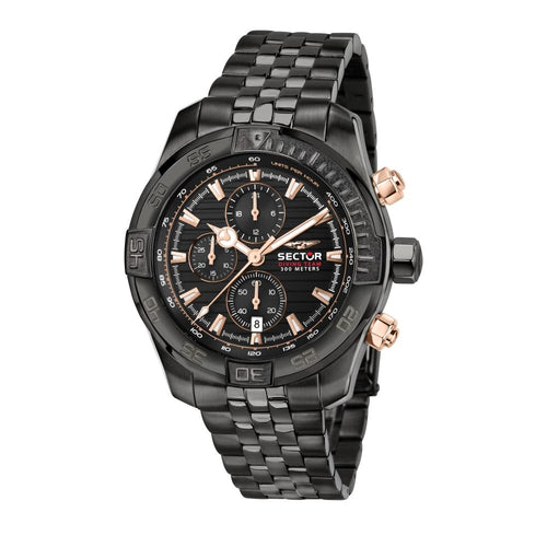 Orologio SECTOR Diving Team cronografo acciaio nero