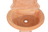 Biscottini Fontana Muro Invecchiata Terracotta Toscana Biscottini 60x42x130 Made Italy