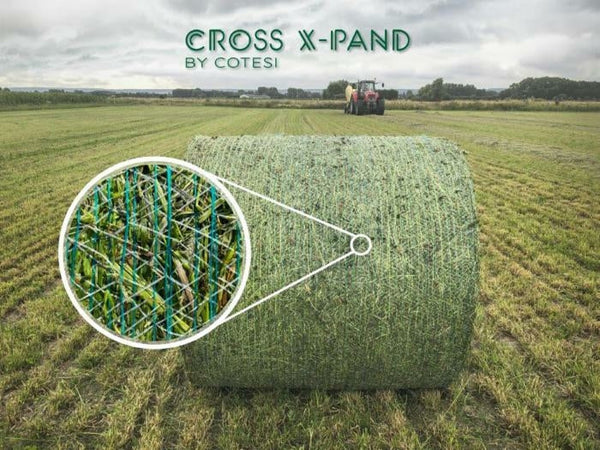 Rete per rotopressa Cotesi Cross X-Pand 123cm x 2000m