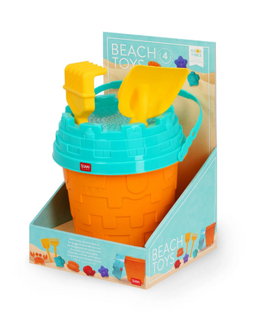 Legami, Set Spiaggia con Secchiello e Formine Beach Toys