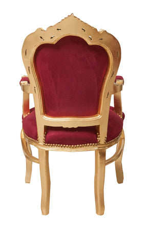 Biscottini Poltrona stile francese Luigi XVI in legno massello di faggio