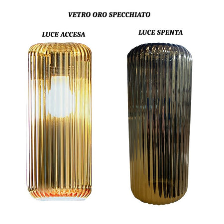 Sospensione vetro colorato Gea Luce RAIKA VP B1 E27 LED lampada soffitto moderna