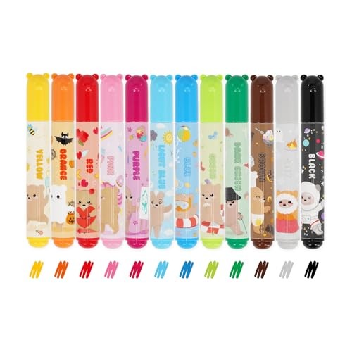 Legami - Set di 12 Pennarelli - Teddy Friends (TOD0001)