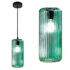 Sospensione vetro colorato Gea Luce RAIKA VP B1 E27 LED lampada soffitto moderna