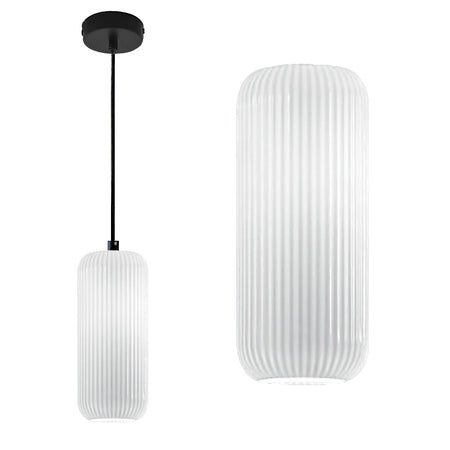 Sospensione vetro colorato Gea Luce RAIKA VP B1 E27 LED lampada soffitto moderna