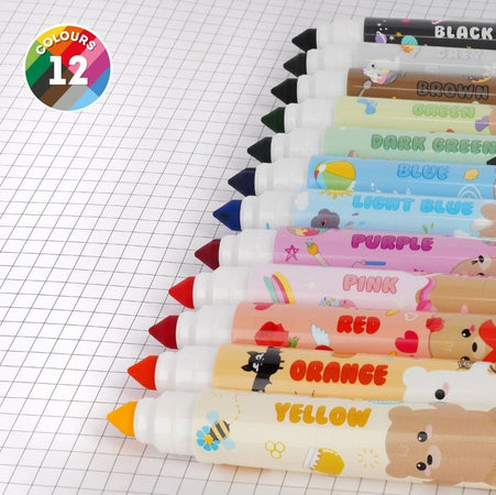 Legami, Set di 12 Pennarelli, Teddy Friends