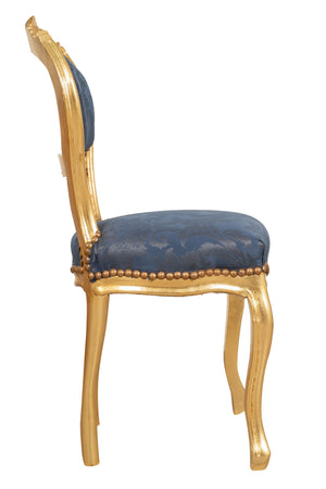 Biscottini Biscottini Sedia Poltroncina Luigi XVI Faggio Massello Intaglio Foglia Oro