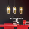 Sospensione vetro colorato Gea Luce RAIKA VP B1 E27 LED lampada soffitto moderna