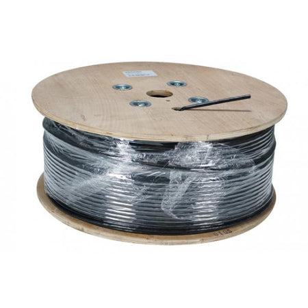 Matassa S/FTP Cavo Cat. 7 Rame per Interno Esterni 100m Rigido Nero