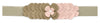 CINTURA CON BASE IN GROS-GRAIN + FIORI IN CAMOSCIO E VERNICE CON 1 PUNTO LUCE
