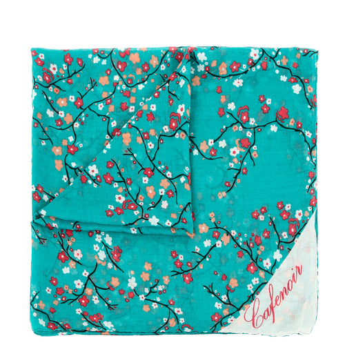FOULARD STAMPA FIORE CILIEGIO