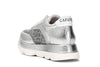 SLIP-ON IN PELLE LAMINATA E PIZZO