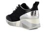 SNEAKERS ALLACCIATA IN PIZZO E PELLE
