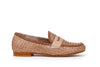 MOCASSINO IN PELLE INTRECCIATA