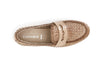MOCASSINO IN PELLE INTRECCIATA