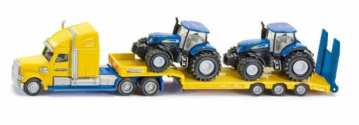 MODELLINO CAMION CON TRATTORI NEW HOLLAND SIKU 1805