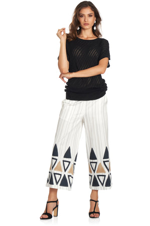 PANTALONE COULOTTE STAMPATO