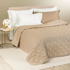 Copriletto Trapuntato Danubio ! Caleffi Matrimoniale Raso Jacquard Dreaming - Eleganza di Lusso