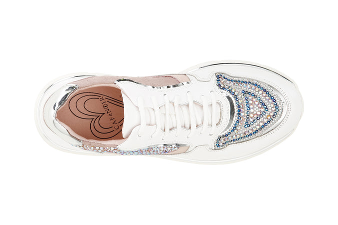 SNEAKERS ALLACCIATA MULTISTRASS IN PELLE