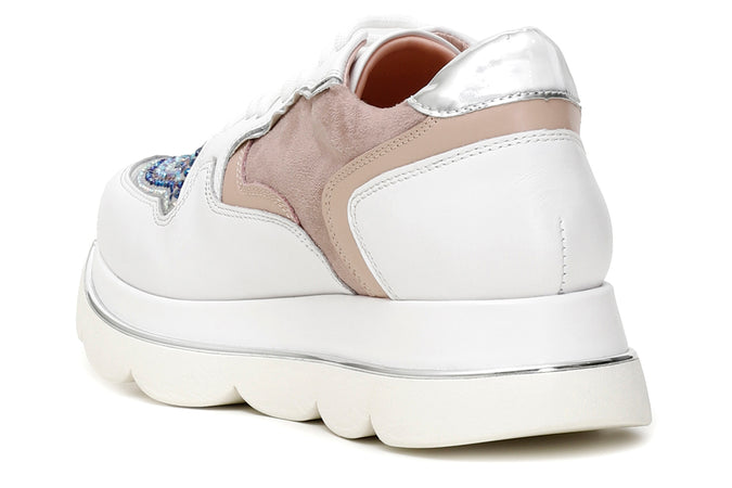 SNEAKERS ALLACCIATA MULTISTRASS IN PELLE