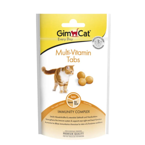 GimCat Snack per Gatti Compresse Multivitaminiche Immunity Complex 40gr