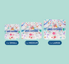 Legami, Set di 3 Buste per Alimenti - Snack Bags a tema Space