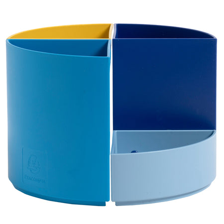 Portapenne Modulare The Quarter Multicolore Bee Blue Exacompta