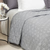 Copriletto Trapuntato Danubio ! Caleffi Matrimoniale Raso Jacquard Dreaming - Eleganza di Lusso